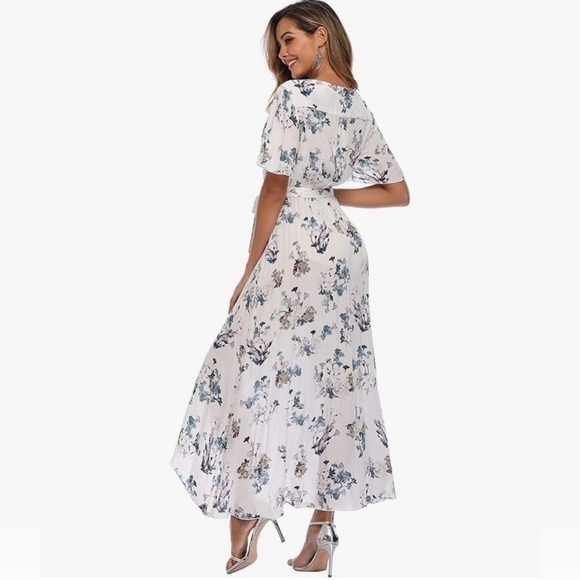 Floral High Low Maxi Dress - Picture 3 of 5